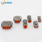Automotive connector Dechi plug-in DTM06-2S male and female mating heavy truck wiring harness waterproof plug DTM04-2P