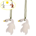 10/1PCS Cartoon Cute Anime Color-Changing Roast Duck Pendant Diy Kawaii Car Accessories Keychain Back Packaging Accessories Gift