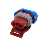 50 Sets 2 Pin Sealed Wire Connector 12052643 Compatible with Solenoid Valve Plug Automotive Electrical Part