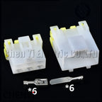 6 Pin Automotive air conditioning control panel switch connector Blower resistor plug 7123-6060 6101-5061 PH565-06010