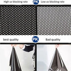 2 Pcs Sun Block Film Anti-UV Car Static Sunshade Stickers Window Glass Sunscreen Curtain Insulation Car Sunroof Solar Film Shade
