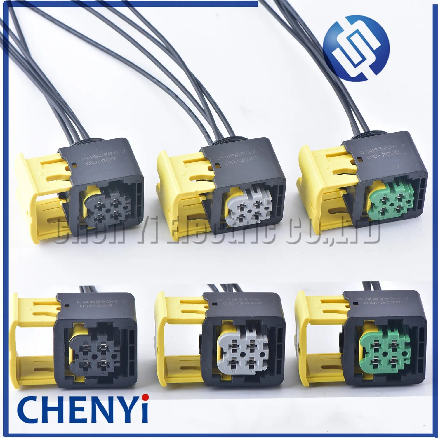 4 Pin New Energy Connector Harness Plug Nitrogen oxygen sensor plug 1-1418390-1 2-1418390-1 3-1418390-1 4-1418390-1 15cm wires