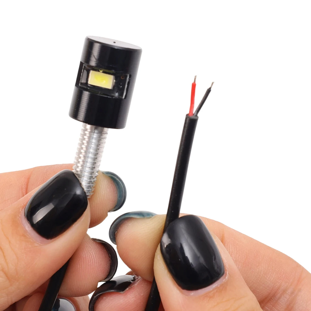 Mini Turn Signal Eagle Eye Shape Tail Rear Light Brake Fog Lamp Bulb Motorcycle Signal Lamp LED License Plate Light Accessories