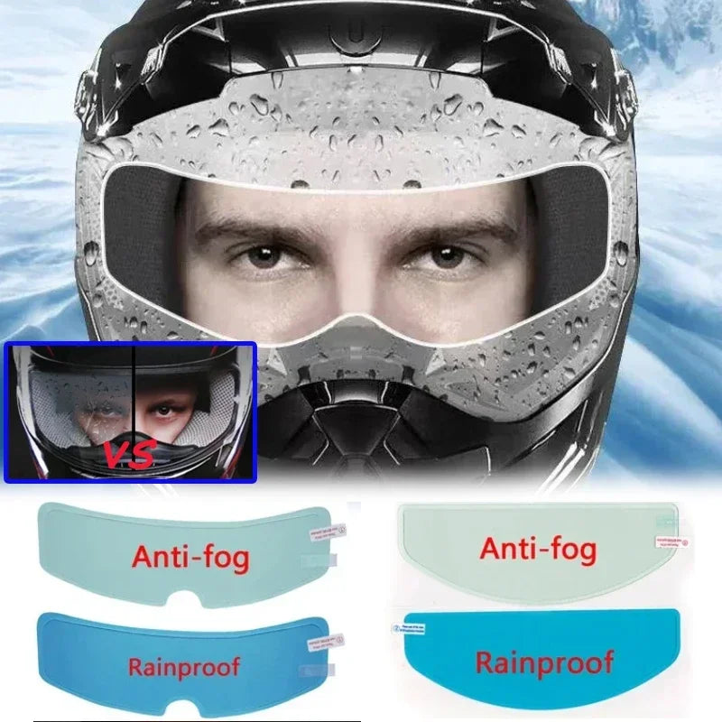 Motorcycle Helmet Anti-fog Film and Rainproof Film Universal Motorcycle Helmet Nano Coating Sticker Film Helmets Amagi