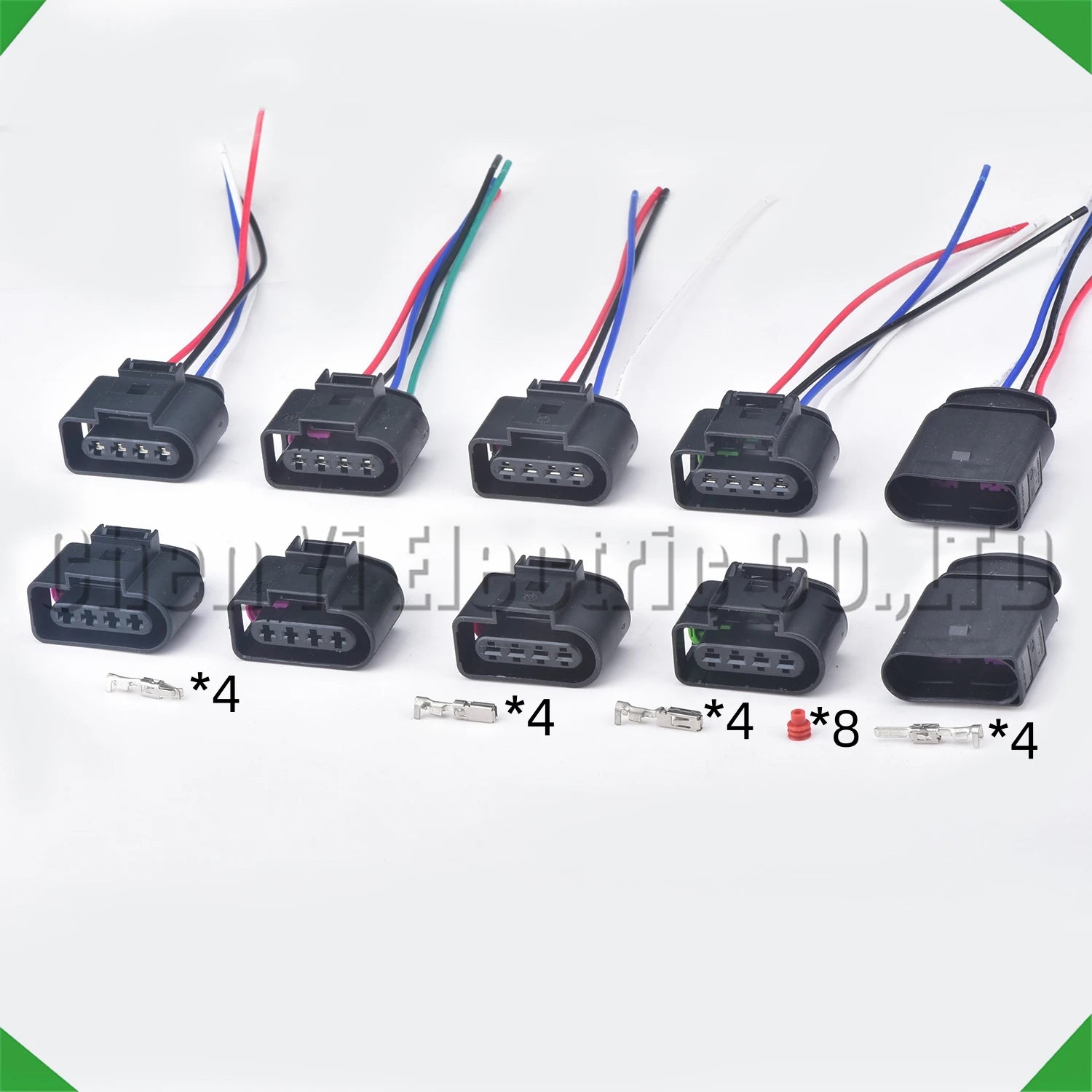 4 Pin Automotive Connectors ignition coil Wire harness Plug 1J0973824 1J0973724 8K09737...