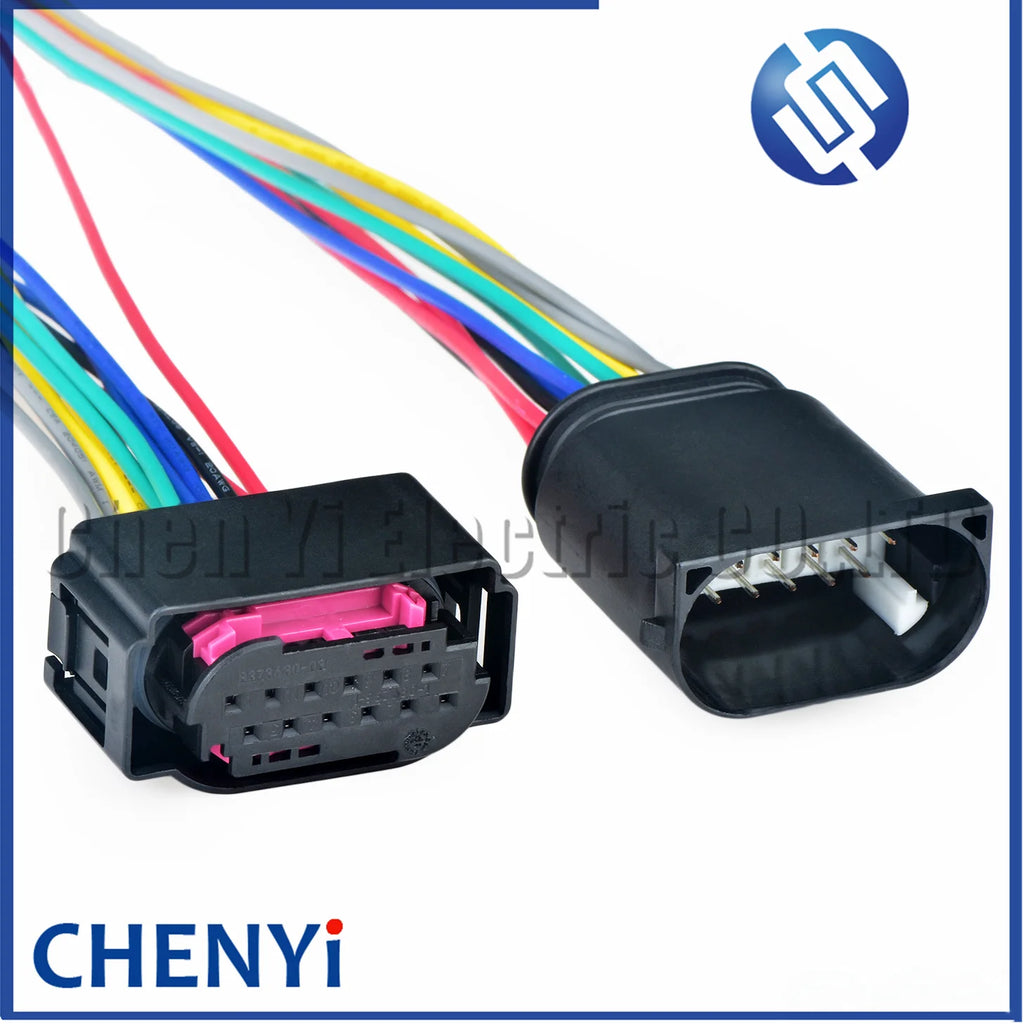 12 Pin Automotive Connectors Lane Assist LCA steering sensor reversing radar Wire harness Plug 1534151-1 1534152-1