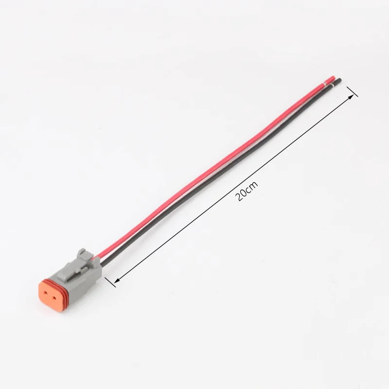 DT04-2P/DT06-2S Automotive Waterproof Connector Harness Plug 2/3/4/6/8/12 Hole for Heavy Truck Plug