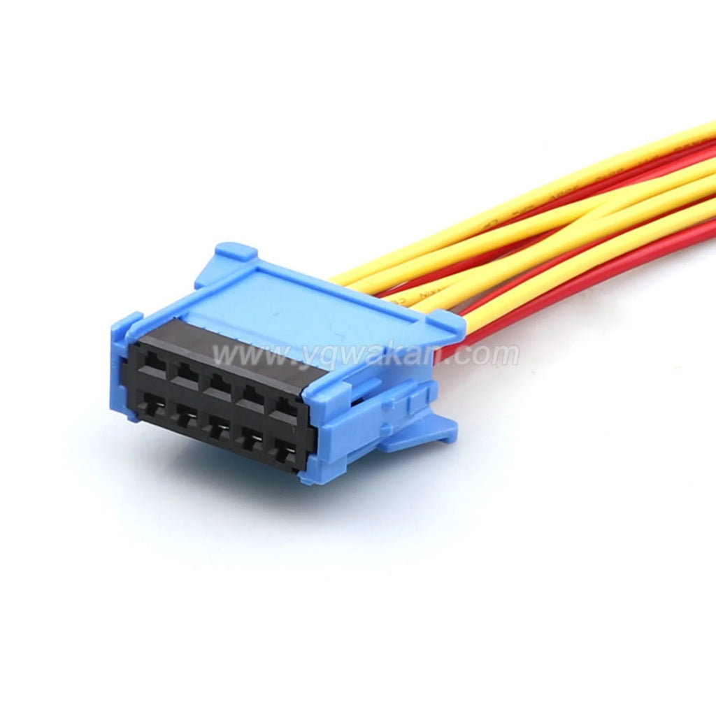 10-PIN Connector Unsealed 2.8mm Series Female Connectors Cable Plug Wiring Harness 98174-1004 For Peugeot