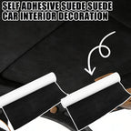 Car Self Adhesive Suede Fabric Sheet Rolls Sticker on For Interior Line Drawers Jewelry Box Faux Suede Wrap Film Sticker Stretch