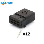 776437-1/776438-1 is suitable for the 12p male and female wire harness plug of the excavator plug connector DJ73121-1.6-11/21