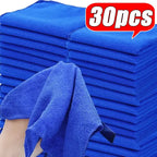 1/30Pcs Microfiber Towels Car Wash Drying Cloth Towel Household Cleaning Cloths Auto Detailing Polishing Cloth Home Clean Tools