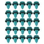 Green Auto Door Panel Clip with Seal Ring Auto Fastener Rivet Bumper Clip Retainer Car Interior Retaining 100/20pcs Amagi