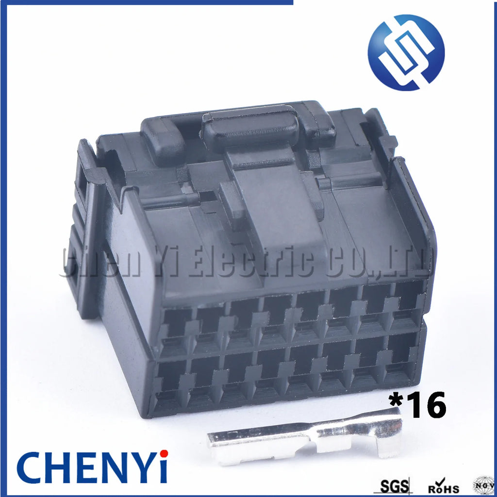 16 Pin Automotive dashboard connector Insurance box BCM module plug 174046-2 776178-2 Socket with Pins For truck FXM370
