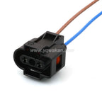 2PIN Connector Waterproof 3.5mm Series Male Female Connectors With Wires Car Wire Cable Sockets For VW 1J0973202