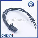 Black 4 Pin female Automotive Connectors 1379658 CONN PLUG HSG shell sheath 1379658-1 with 15cm wires