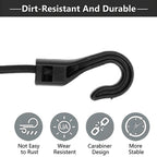 Heavy Duty Bungee Cords with Hooks Elastic Tie Down Straps for Car Roof Rack Motorcycle Luggage Cargo Net Camping Tent Rope