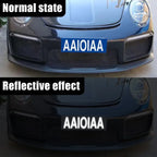 Night Reflective Alphabet Label Decal Car License Plate Number Reflective Stickers Mailbox Door Plate Number Waterproof Decals