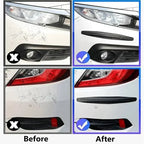 Anti Collision Car Bumper Guard Strip 4Pcs Front Rear Protection Strips Scratch Protector Crash Blade Auto Accessories for Amagi