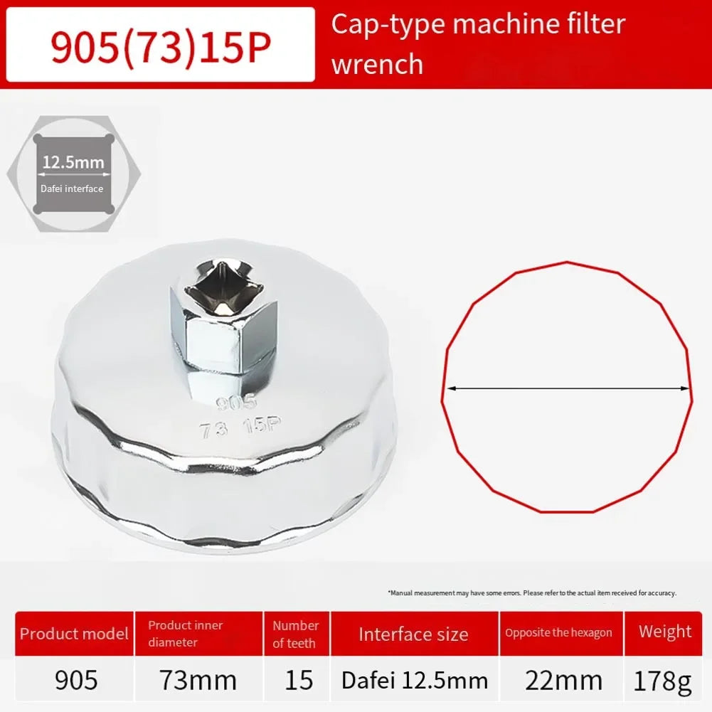 1 Pc Wrench Auto  Tool End Cap Oil Filter Wrench Cap Auto  Hand Tools Remover Tool  Replacement Car Accessories