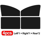 Car Side Window Sun Shades Summer Sunshade Curtains Foldable Heat Insulation Cloth Cover Magnetic UV Blocking Curtain Amagi