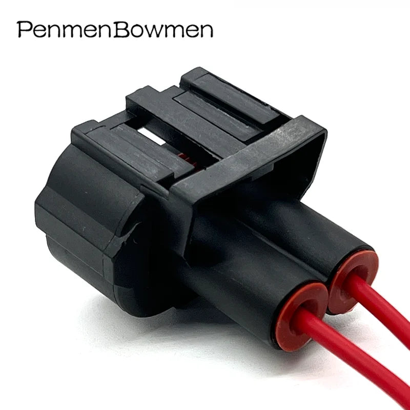 1 Set 2 Pin Auto Fan Voltage Regulator Electrical Cable Connectors Female Wire Harness Plug for Nissan Infiniti Subaru 344081-1