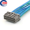 22 Pin Connector 1mm Series Female Connector Cable Plug Motorcycle Electrical Harnesses Wiring Harness 174515-6