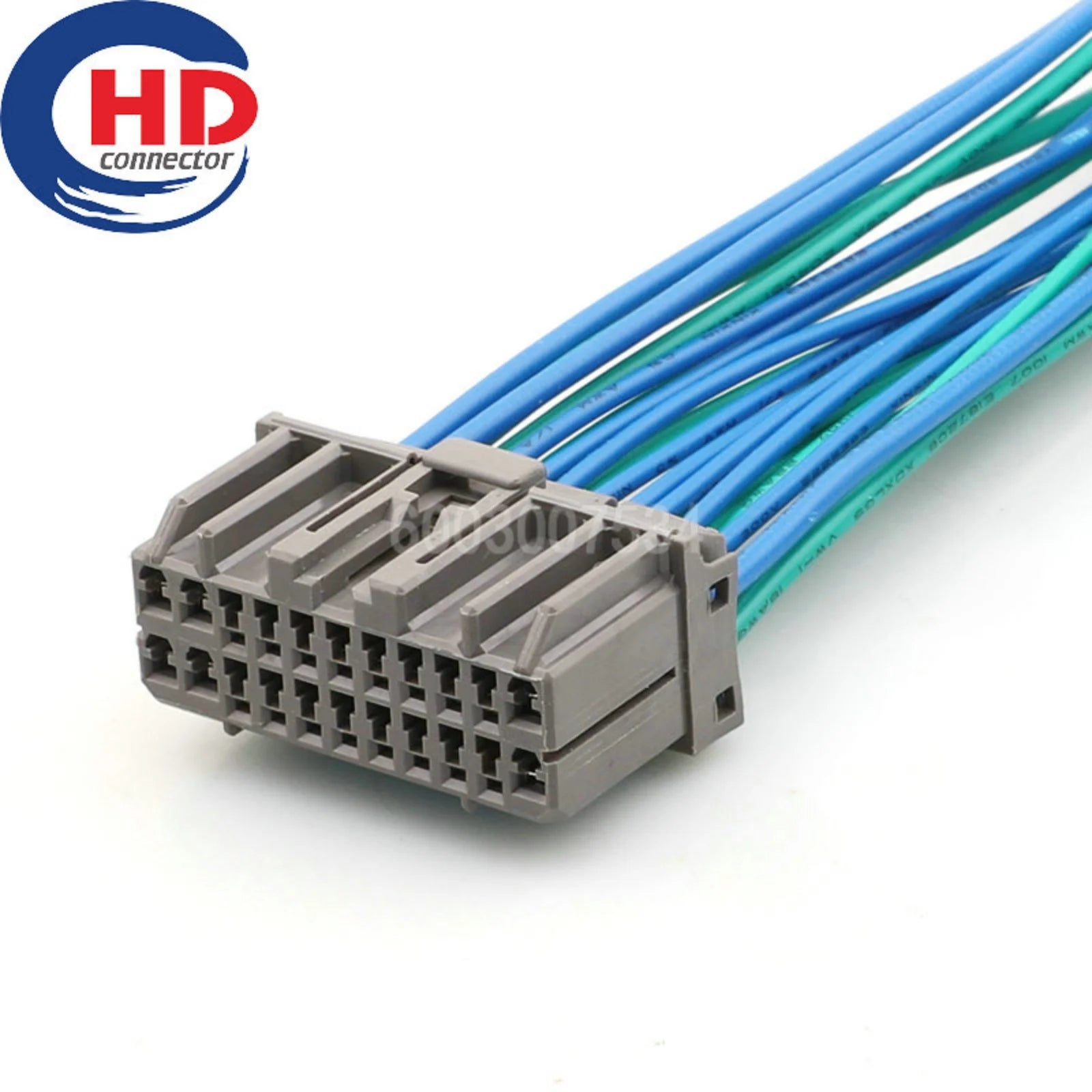 22 Pin Connector 1mm Series Female Connector Cable Plug Motorcycle Electrical Harnesses Wiring Harness 174515-6