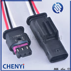 3 Pin PDC Parking Sensor Plug Connector For PASSAT A1 A3 A4 A6 A7 Q5 Q7 R8 4F0973703 1718653-1 4F0 973 703 With 15cm wire