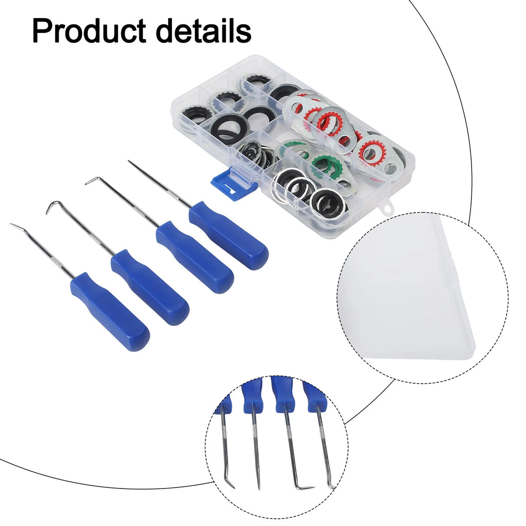 60 PCS  Car Air Conditioning  Compressor Interface Gasket  Sealing Washer Tools Seal Washers  Gaskets Car Accessorie