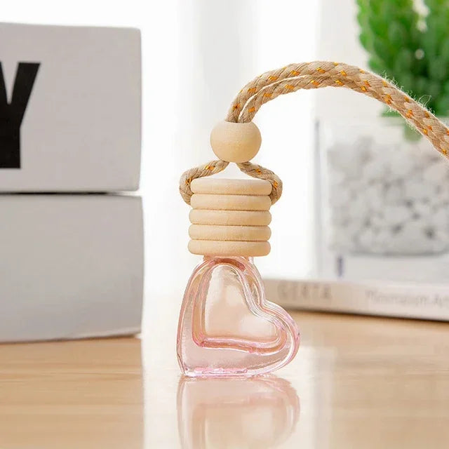 Perfume Bottle Ornament Hanging Empty Bottle Essential Oil Diffuser Fragrance Air Freshener Scent Car Interior Accessory Amagi