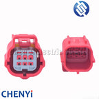 1 Set 6 Pin Car OBD Diagnostic Plug Auto Universal Socket Automotive Connector female protection cover 6189-7963 MWTPB-06-1A-R