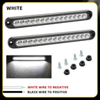 Universal 15 LED Trailer Light Bar 12-24V Brake Light with Sequential Flow Signal Turn Signal Lights for Truck Pickup Boat Amagi