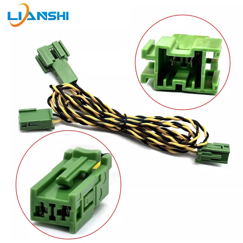 Mercedes-benz car audio system modification, low-frequency and high-frequency center speaker 1-inch 2-plug adapter harness