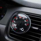1-20pcs Car High Accuracy Thermometer Car Practical Mini Circular Thermometer Air Vent Ornament Charm 20mm Scale Measurement