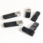50 Pairs 2 Pin Solderless LED Wire Connector, Insulation Piercing Strip-Free Quick Plug Terminal for LED Light Cable Connection