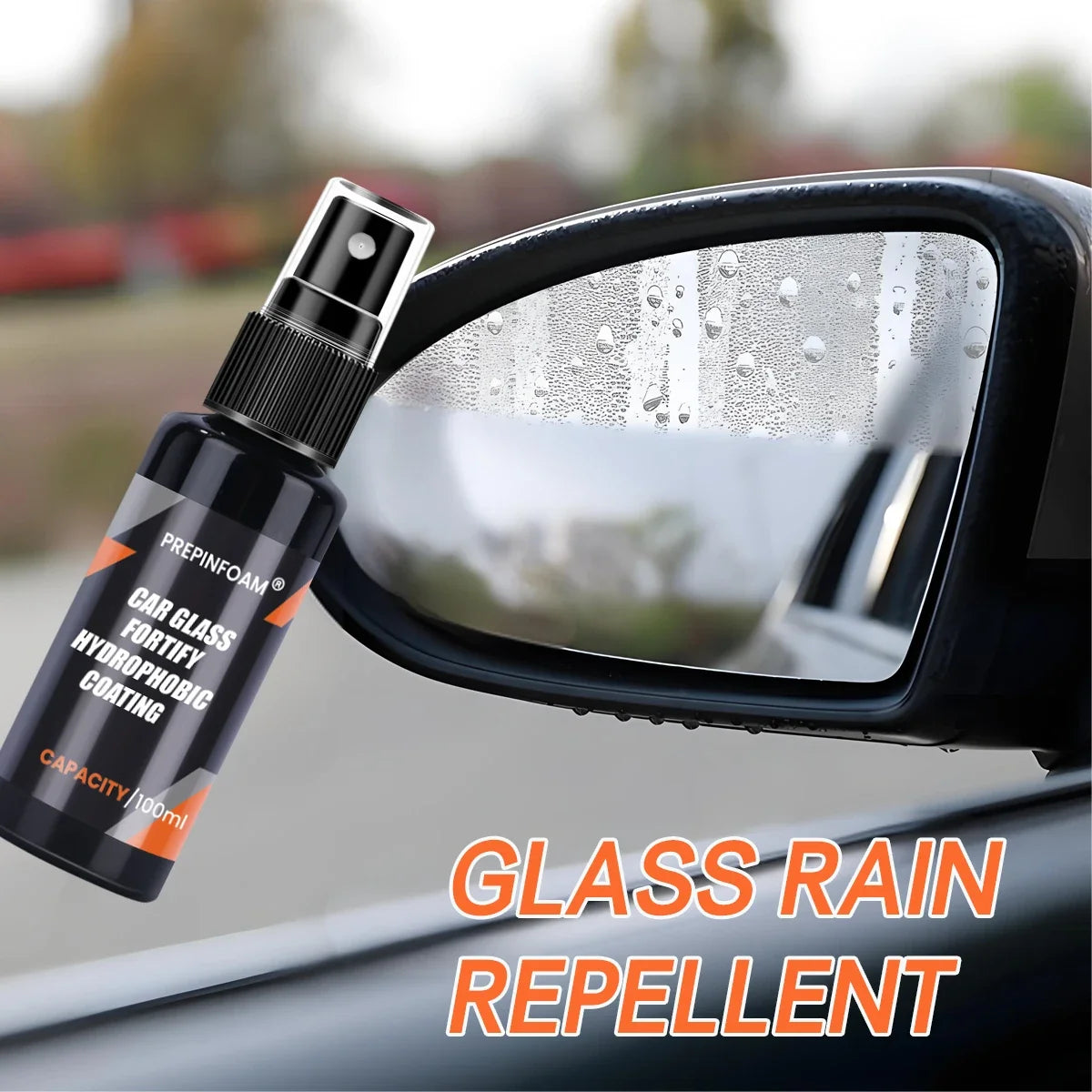 Water Repellent Spray Anti Rain Coating For Car Glass Hydrophobic Anti-rain Liquid Windshield Mirror Mask Auto Polish Kit Amagi