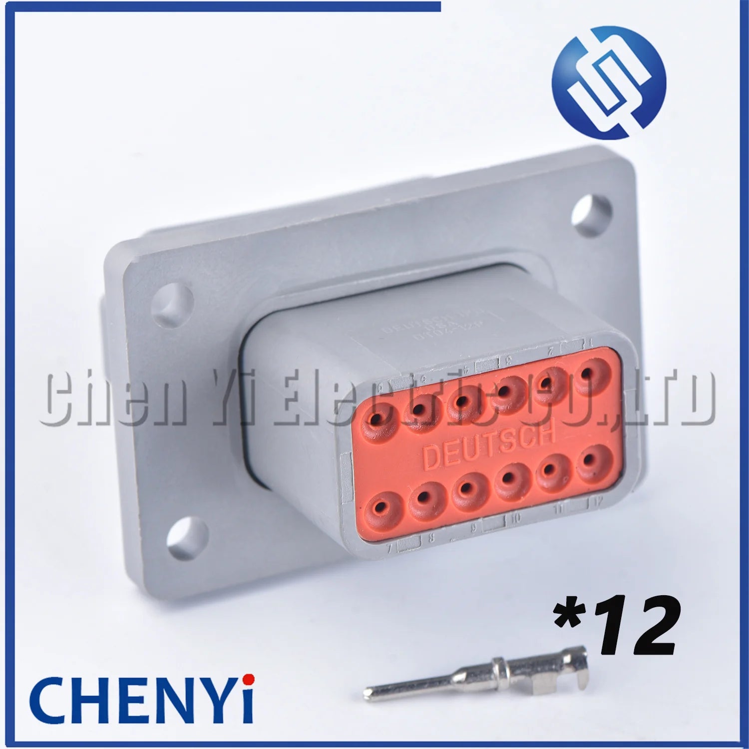 Connector With Fixed Flange Plug DT04-2P-L012 DT04-4P-L012 DT04-6P-L012 DT04-8P-L012 DT04-12P-L012 DT06-2S For Deutsch
