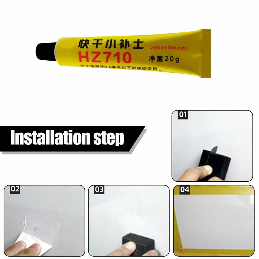 Automobile Refinishing Coating Repair Set Car Body Putty Scratch Filler Smooth Painting Pen Scratch Repair Tool Accessories