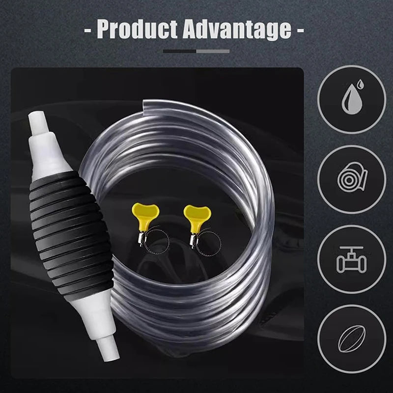 Multifunction Liquid Sucker Suction Pump Fit For Fuel Petrol Diesel Gasoline Oil Water Transfer Pumps Tool