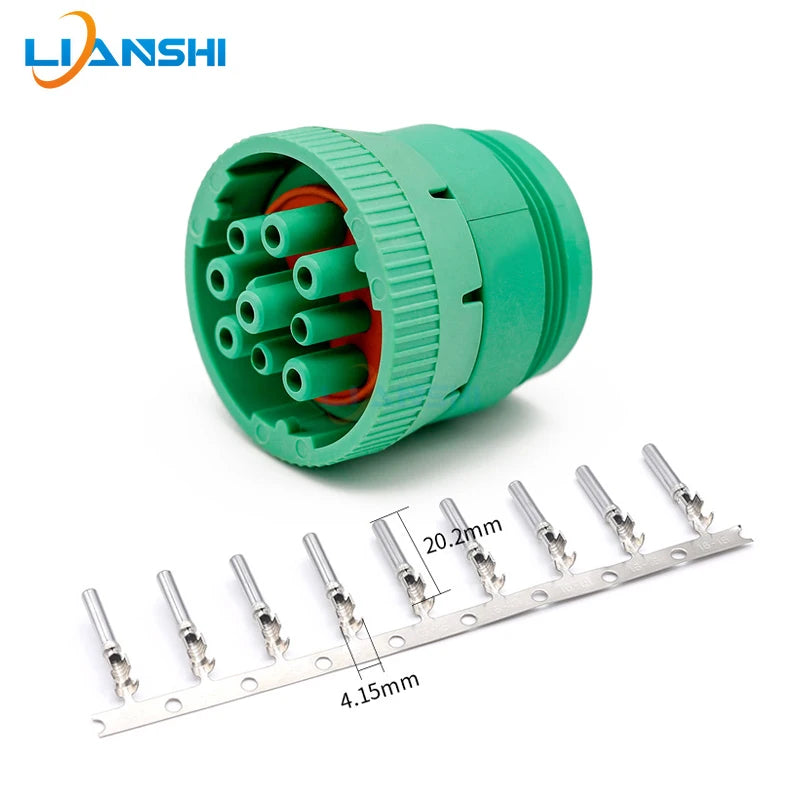 HD16-9-1939S-P080 male and female plug 9-pin automotive waterproof connector HD10-9-1939P-P080