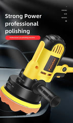 5 Inch Electric Car Polisher Kit 700W Auto Buffer 600 3700RPM Variable Polishing Machine Auxiliary Handle Sponge Wool Bonnet