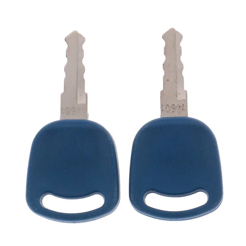 2pcs 14601 Key For New Holland Excavator Grader Dozer Heavy Equipment