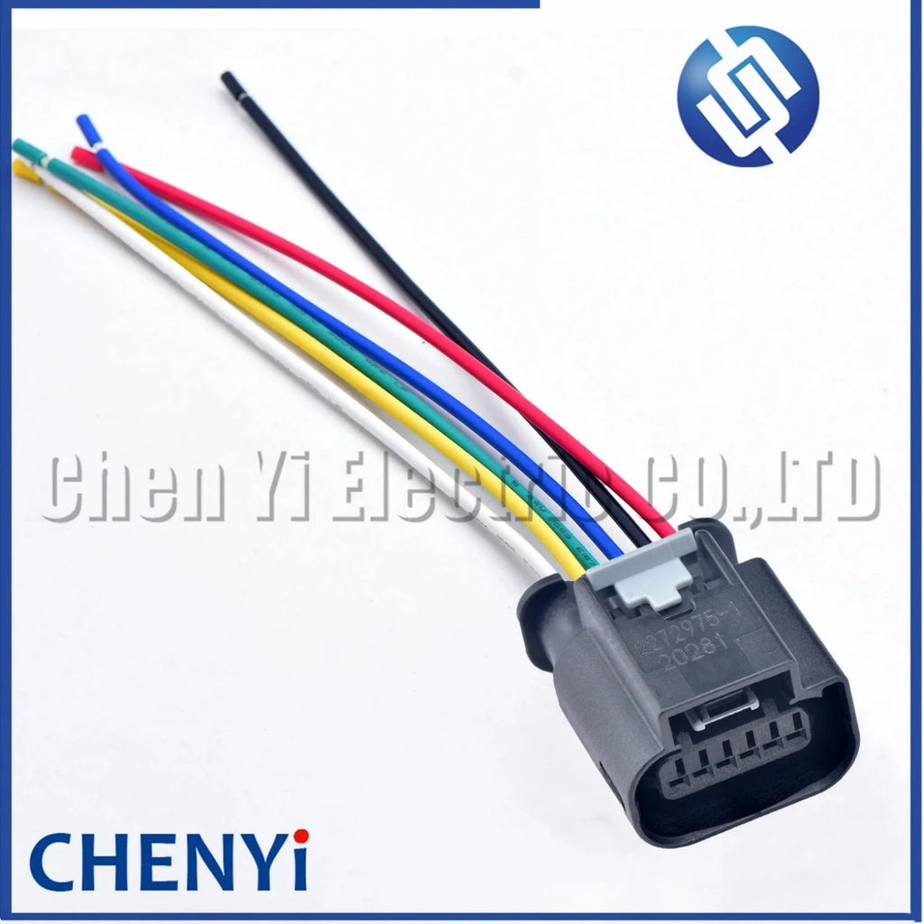 6 Pin Car Oil temperature sensor connector Air flow meter throttle plug 2272975-1 2272975-5 2272975-9 For Ford Mazda Jeep Roewe