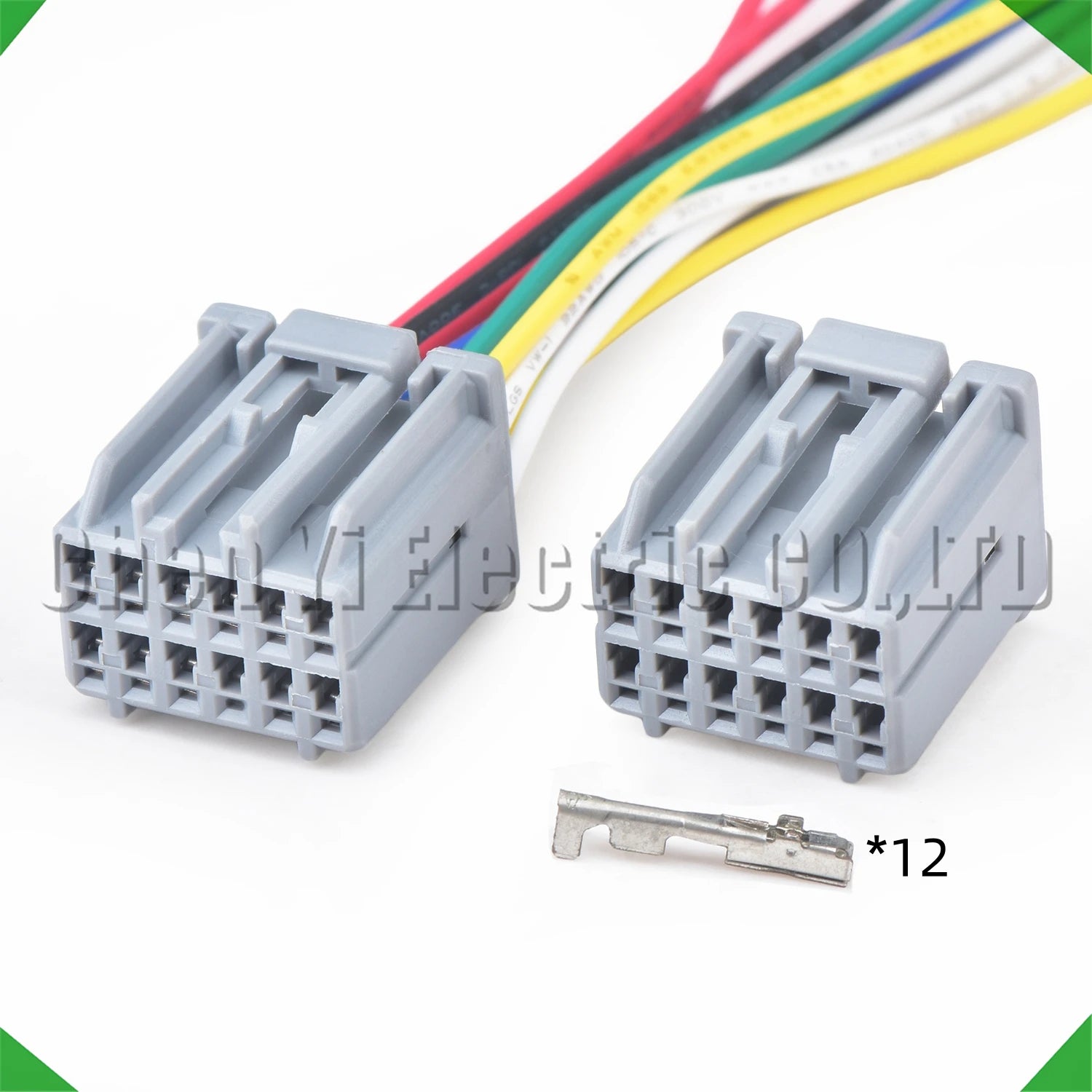 12-Pin Auto Connector Connector Automotive Connectors Amplifier Toyota Honda Hyundai Kia