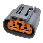 15 Sets 2 Pin 6195-0060 Automotive Sealed Wire Connector for Cooling Fan Plug