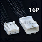 16 Pin Auto connector car Audio Navigation Rearview Wire harness plug 1318774-1 1565894-1 1473410-1 1318386-1 For Toyota Nissan