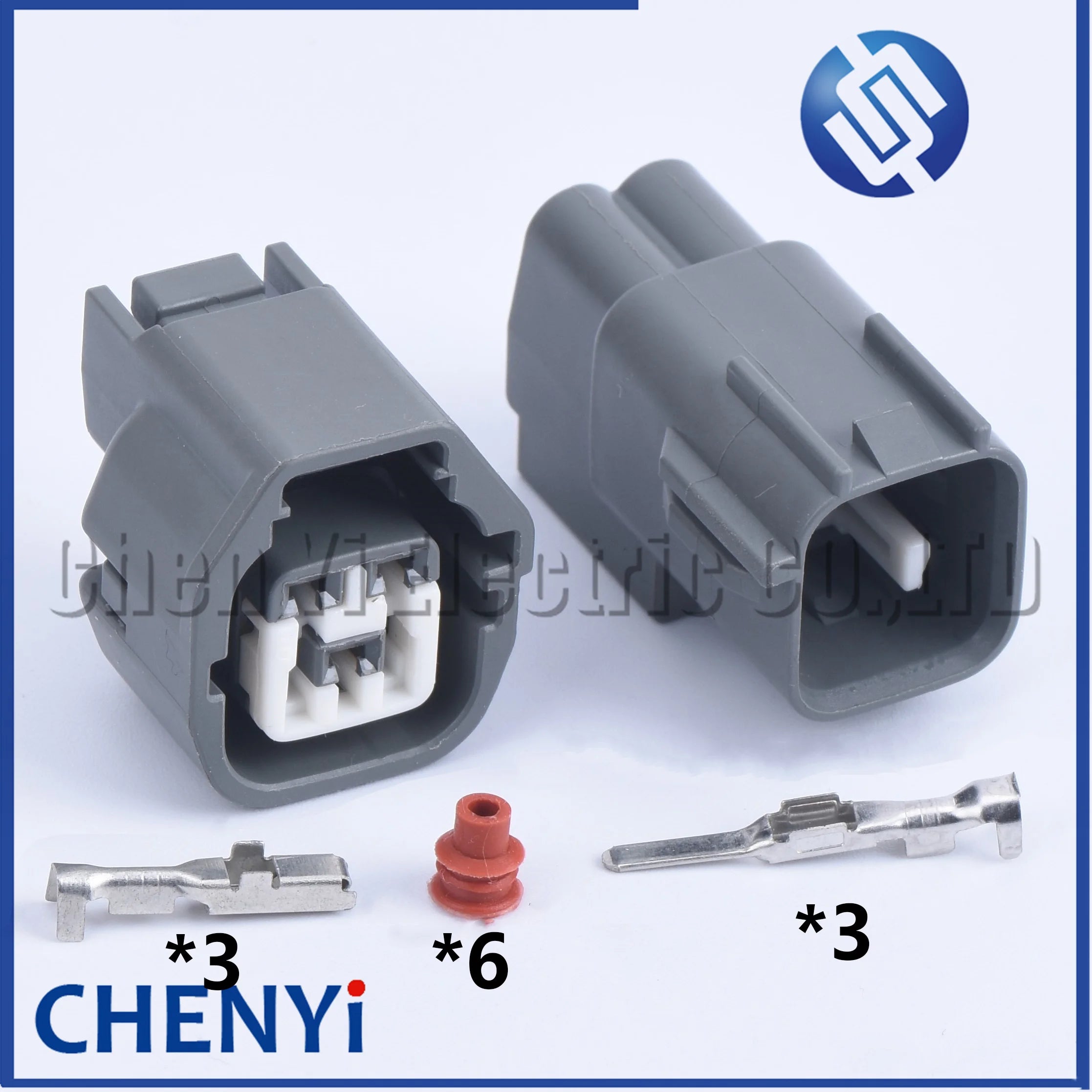 3 Pin auto waterproof connector harness plug Ignition Coil wiper water spray motor plug MG641362-4 MG651359-4 For Hyundai Kia