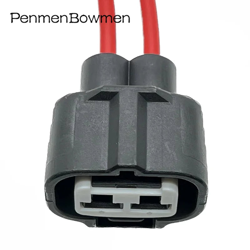 1 Set 2 Pin 4.8mm Car Hydraulic Motor HID Electrical Cable Connectors Female Wire Harness Plug for Toyota 6189-0425