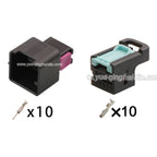 10-PIN Connector Unsealed 0.6mm Series Male Female Connectors  for VW DSG Selector 1K0972766 1K0972776