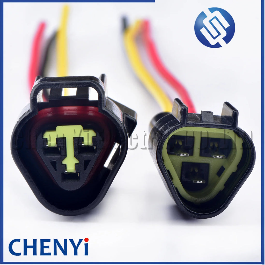 3 Pin 2.3mm Furukawa Black Auto Male or Female Car Waterproof Connector Wire Harness Switch plug FW-C-3M-B FW-C-3F-B